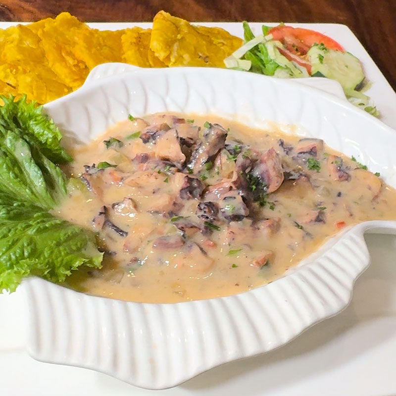 Pulpo a la caribeña